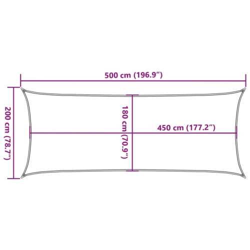Jedro za zaštitu od sunca 160 g/m² smeđe-sivo 2 x 5 m HDPE  - Sivo-smeđa 2 x 5 m 1 Cijena