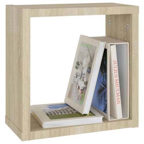 Kockaste zidne police 6 kom boja hrasta sonome 30 x 15 x 30 cm - sonoma hrast 30 x 15 x 30 cm 6 1 Cijena