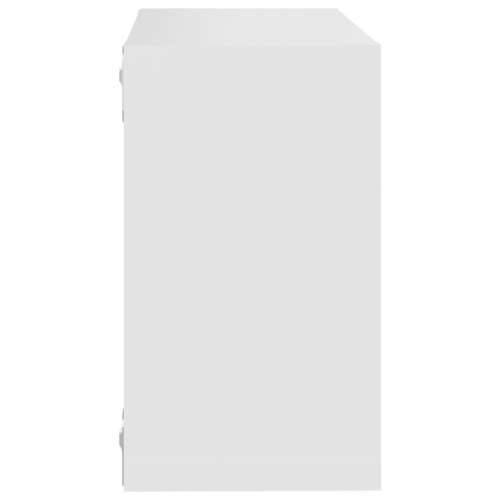 Kockaste zidne police 2 kom bijele 26 x 15 x 26 cm - Bijela 26 x 15 x 26 cm 2 1 Cijena