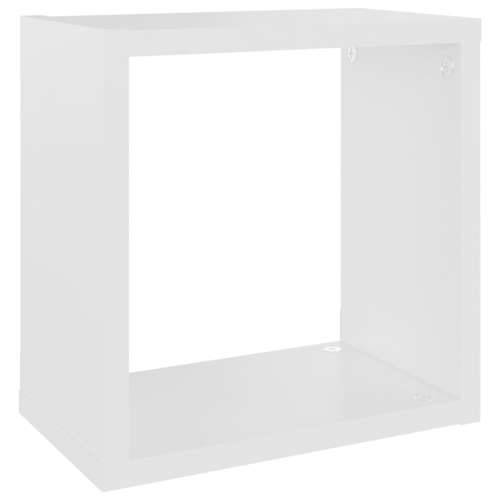 Kockaste zidne police 4 kom bijele 26 x 15 x 26 cm - Bijela 26 x 15 x 26 cm 4 1 Cijena