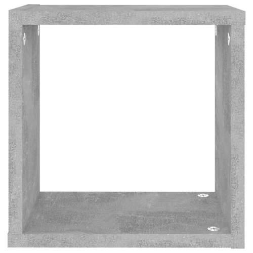 Kockaste zidne police 4 kom siva boja betona 26 x 15 x 26 cm - Beton siva 26 x 15 x 26 cm 4 1 Cijena