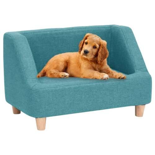 Sofa za pse tirkizna 60 x 37 x 39 cm od platna Cijena