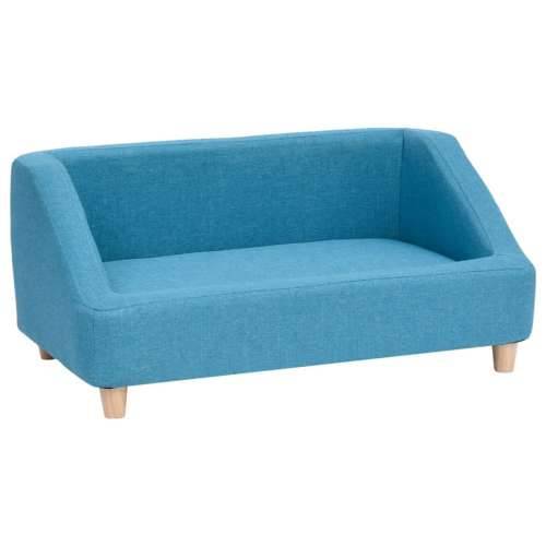 Sofa za pse tirkizna 85 x 50 x 39 cm od platna Cijena