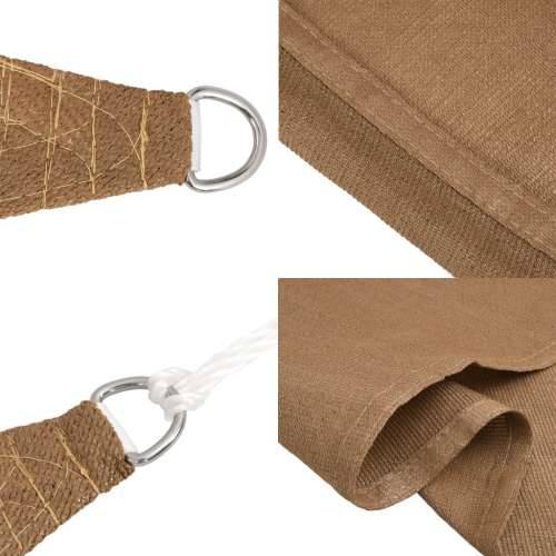 Jedro za zaštitu od sunca 160 g/m² smeđesivo 3,5 x 4,5 m HDPE Sivo-smeđa 3.5 x 4.5 m 1 Cijena