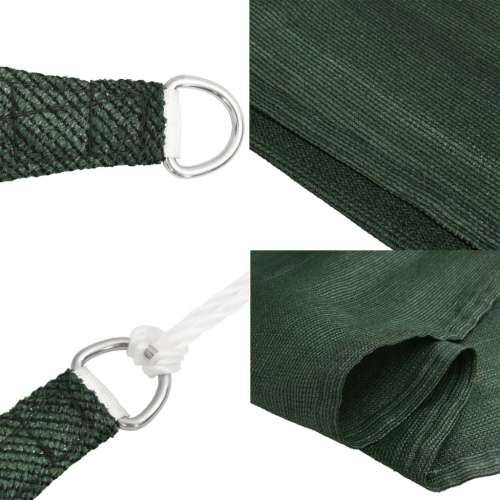Jedro za zaštitu od sunca 160 g/m² tamnozeleno 5 x 7 m HDPE - Tamnozelena 5 x 7 m 1 Cijena