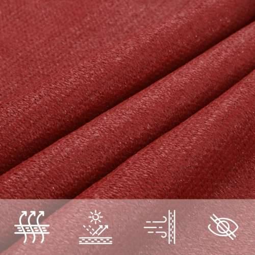 Jedro za zaštitu od sunca 160 g/m² crveno 2 x 2,5 m HDPE - Crvena 2 x 2.5 m 1 Cijena