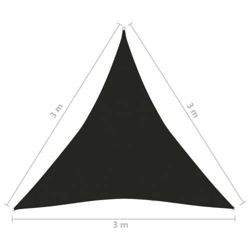 Jedro za zaštitu od sunca 160 g/m² crno 3 x 3 x 3 m HDPE - Crna 3 x 3 x 3 m 1 Cijena