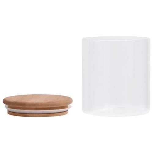 Staklenke za pohranu s poklopcima od bambusa 10 kom 600 ml - 10 600 ml Cijena