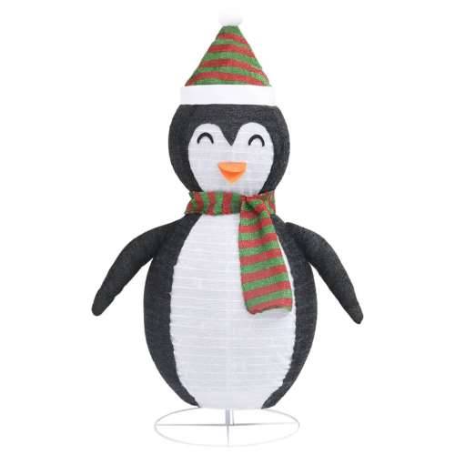 Ukrasna božićna figura pingvina LED od luksuzne tkanine 90 cm Cijena