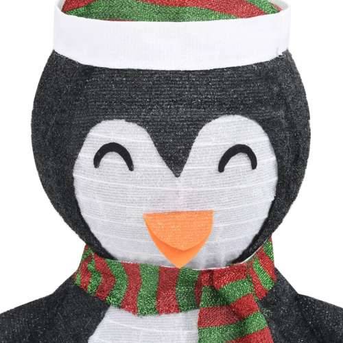 Ukrasna božićna figura pingvina LED od luksuzne tkanine 90 cm Cijena