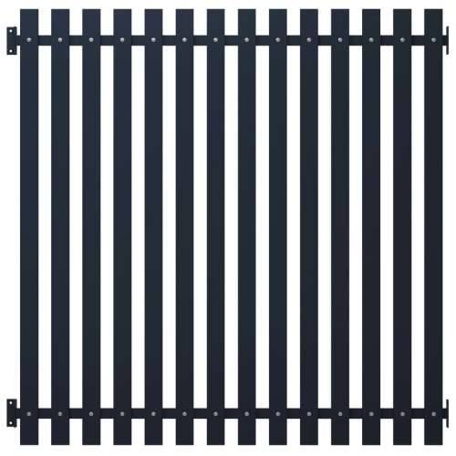 Panel za ogradu antracit 170,5 x 170 cm čelik obložen prahom - 170.5 x 170 cm 1 Cijena