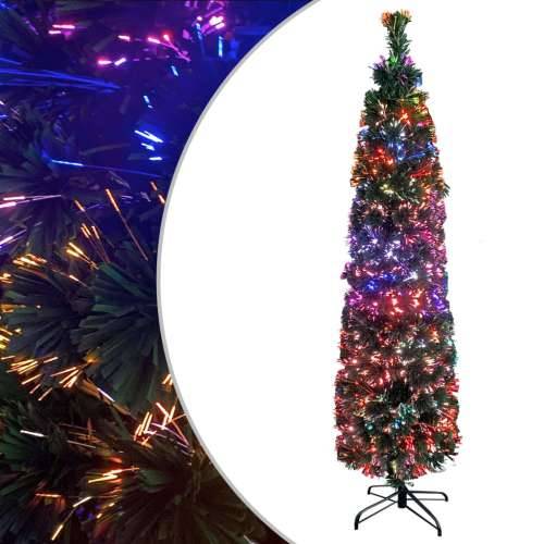 Umjetno tanko božićno drvce sa stalkom 120 cm optička vlakna Cijena