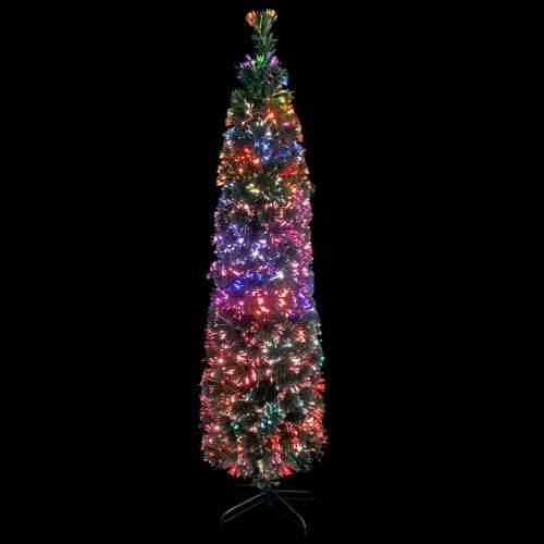 Umjetno tanko božićno drvce sa stalkom 120 cm optička vlakna Cijena