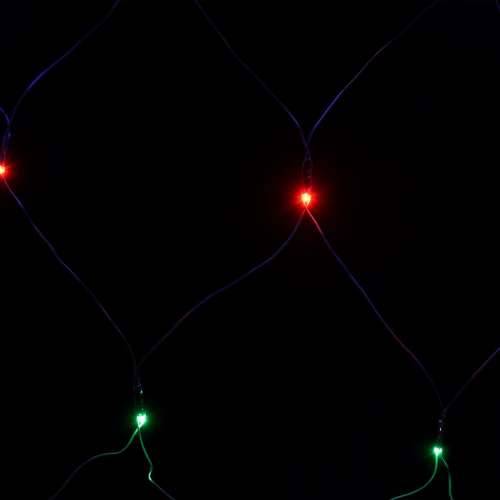 Božićna svjetlosna mreža šarena 3 x 3 m 306 LED - šareni 1 306 Cijena