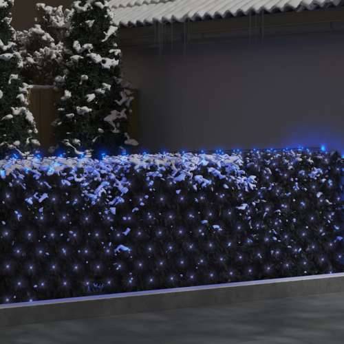 Božićna svjetlosna mreža svjetloplava 4 x 4 m 544 LED - Plava 1 544 Cijena