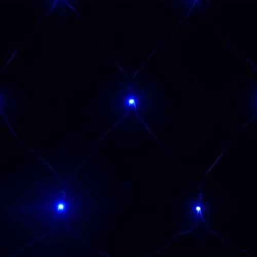 Božićna svjetlosna mreža svjetloplava 4 x 4 m 544 LED - Plava 1 544 Cijena