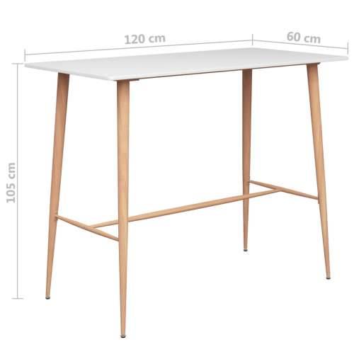 7-dijelni barski set bijeli - Bijela 6 Cijena