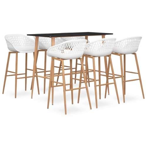 7-dijelni barski set crno-bijeli - Crno-bijelo 6 7 Cijena
