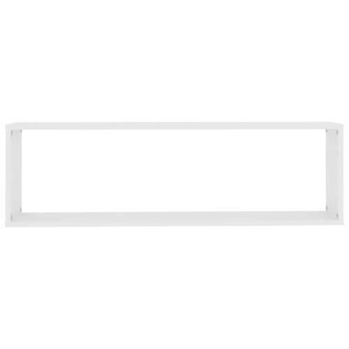 Kockaste zidne police 4 kom bijele 100 x 15 x 30 cm drvene - Bijela 100 x 15 x 30 cm 4 1 Cijena