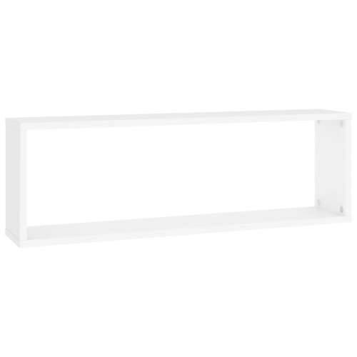 Kockaste zidne police 2 kom bijele 80 x 15 x 26,5 cm drvene - Bijela 80 x 15 x 26.5 cm 2 1 Cijena