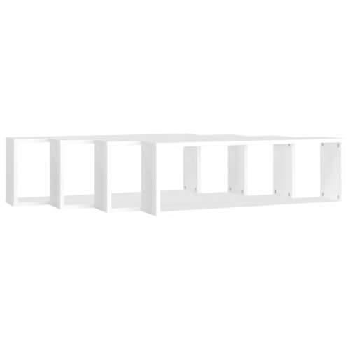 Kockaste zidne police 4 kom bijele 80 x 15 x 26,5 cm drvene - Bijela 80 x 15 x 26.5 cm 4 1 Cijena