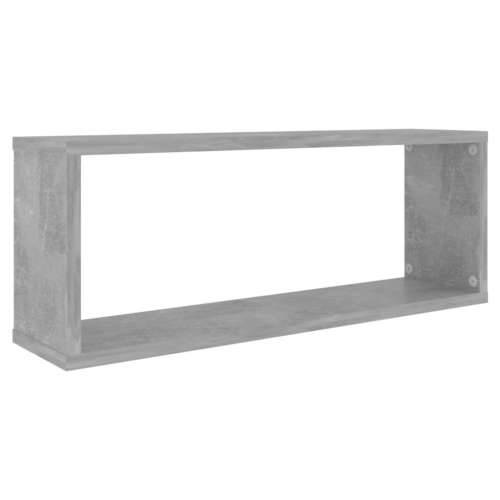 Kockaste zidne police 6 kom boja betona 60 x 15 x 23 cm drvene - Beton siva 60 x 15 x 23 cm 6 1 Cijena