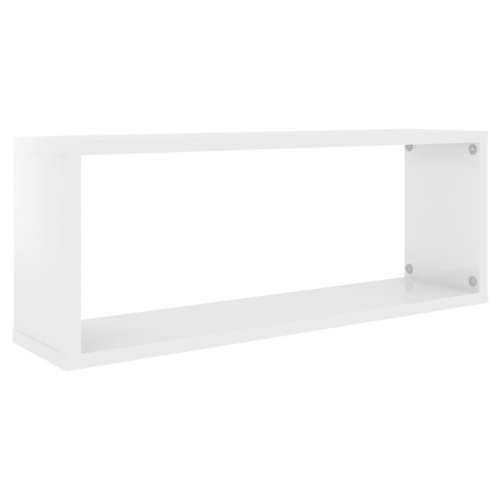 Kockaste zidne police 2 kom sjajne bijele 60x15x23 cm drvene - Visoko sjajno bijela 60 x 15 x 23 cm 2 1 Cijena
