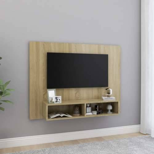 Zidni TV ormarić boja hrasta sonome 120 x 23,5 x 90 cm drveni - sonoma hrast 1 120 cm Cijena