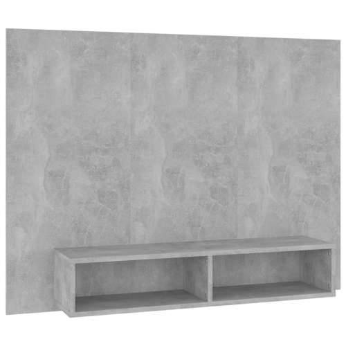 Zidni TV ormarić siva boja betona 120 x 23,5 x 90 cm drveni - Beton siva 1 120 cm Cijena