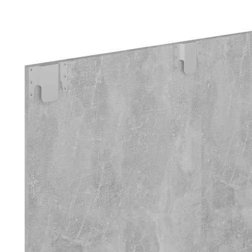 Zidni TV ormarić siva boja betona 120 x 23,5 x 90 cm drveni - Beton siva 1 120 cm Cijena