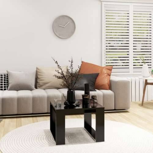 Bočni stolić crni 50 x 50 x 35 cm od konstruiranog drva - Crna 50 x 50 cm 1 Cijena