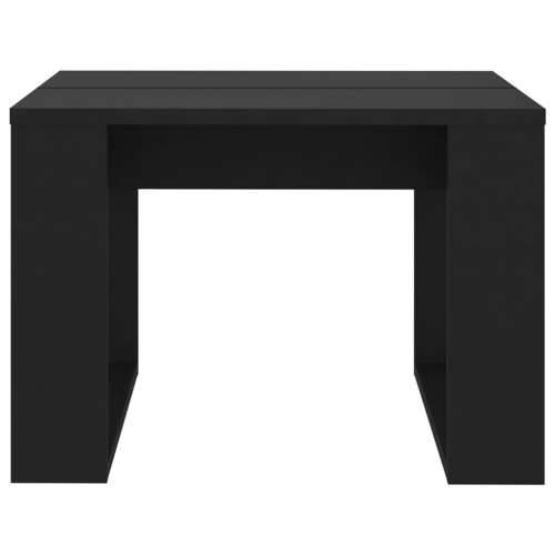 Bočni stolić crni 50 x 50 x 35 cm od konstruiranog drva - Crna 50 x 50 cm 1 Cijena