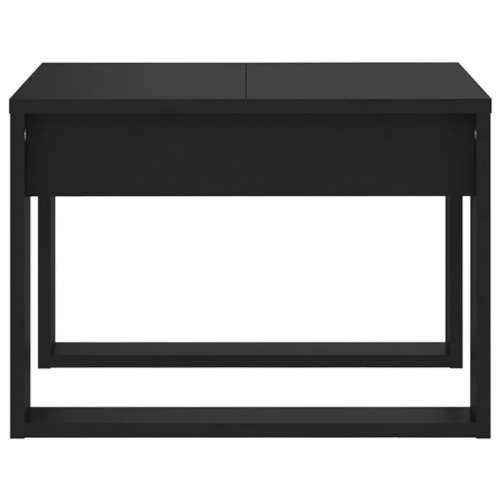 Bočni stolić crni 50 x 50 x 35 cm od konstruiranog drva - Crna 50 x 50 cm 1 Cijena
