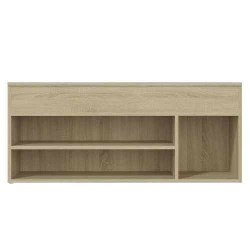 Klupa za cipele boja hrasta 105 x 30 x 45 cm konstruirano drvo - sonoma hrast 105 x 30 x 45 cm 1 Cijena