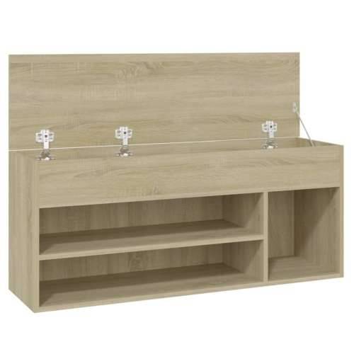 Klupa za cipele boja hrasta 105 x 30 x 45 cm konstruirano drvo - sonoma hrast 105 x 30 x 45 cm 1 Cijena
