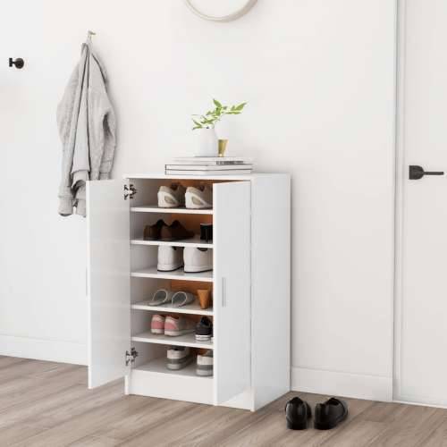 Ormarić za cipele bijeli 60 x 35 x 92 cm konstruirano drvo - Bijela 60 x 35 x 92 cm 1 shoe cabinet with door Cijena