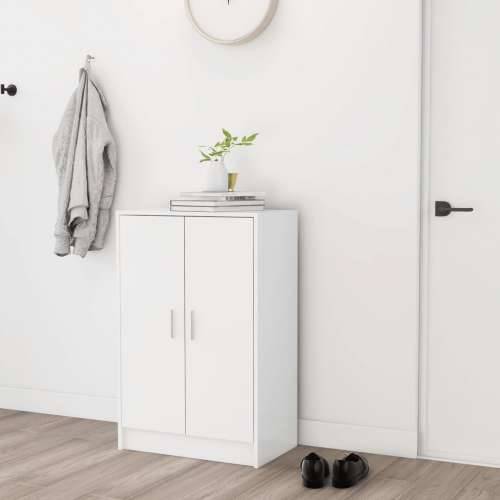 Ormarić za cipele bijeli 60 x 35 x 92 cm konstruirano drvo - Bijela 60 x 35 x 92 cm 1 shoe cabinet with door Cijena