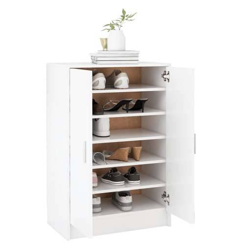 Ormarić za cipele bijeli 60 x 35 x 92 cm konstruirano drvo - Bijela 60 x 35 x 92 cm 1 shoe cabinet with door Cijena
