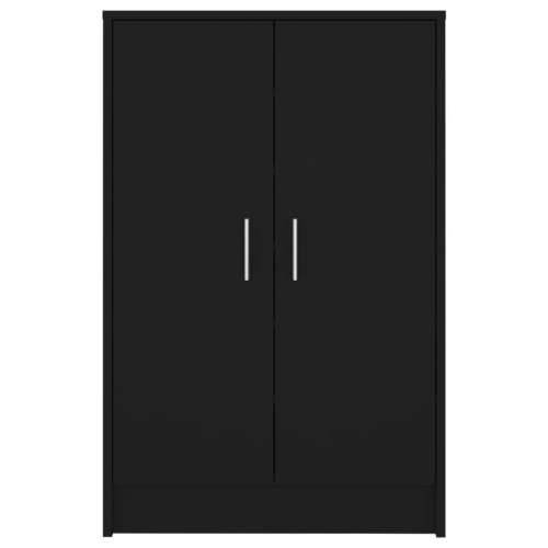 Ormarić za cipele crni 60 x 35 x 92 cm konstruirano drvo - Crna 60 x 35 x 92 cm 1 shoe cabinet with door Cijena