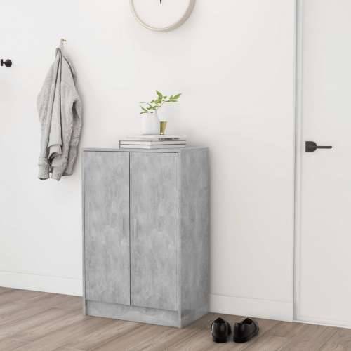 Ormarić za cipele boja betona 60 x 35 x 92 cm konstruirano drvo - Beton siva 60 x 35 x 92 cm 1 shoe cabinet with door Cijena