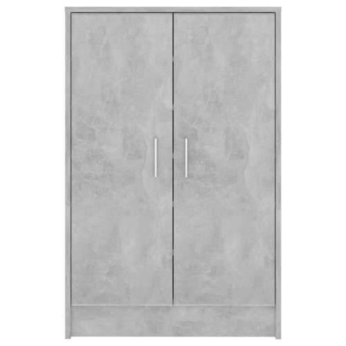 Ormarić za cipele boja betona 60 x 35 x 92 cm konstruirano drvo - Beton siva 60 x 35 x 92 cm 1 shoe cabinet with door Cijena