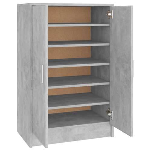 Ormarić za cipele boja betona 60 x 35 x 92 cm konstruirano drvo - Beton siva 60 x 35 x 92 cm 1 shoe cabinet with door Cijena
