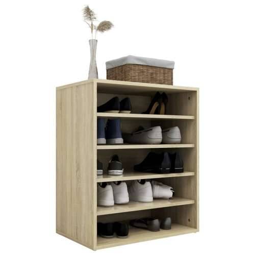 Ormarić za cipele boja hrasta 60 x 35 x 70 cm konstruirano drvo - sonoma hrast 60 x 35 x 70 cm 1 shoe cabinet without door Cijena