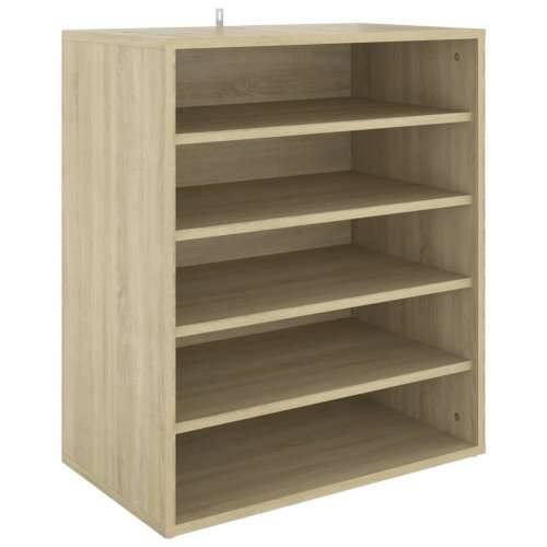 Ormarić za cipele boja hrasta 60 x 35 x 70 cm konstruirano drvo - sonoma hrast 60 x 35 x 70 cm 1 shoe cabinet without door Cijena