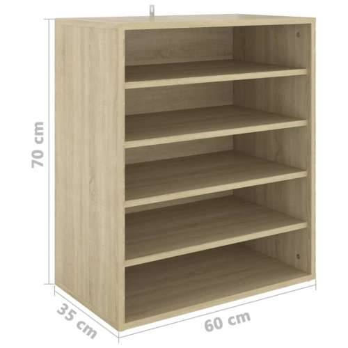 Ormarić za cipele boja hrasta 60 x 35 x 70 cm konstruirano drvo - sonoma hrast 60 x 35 x 70 cm 1 shoe cabinet without door Cijena