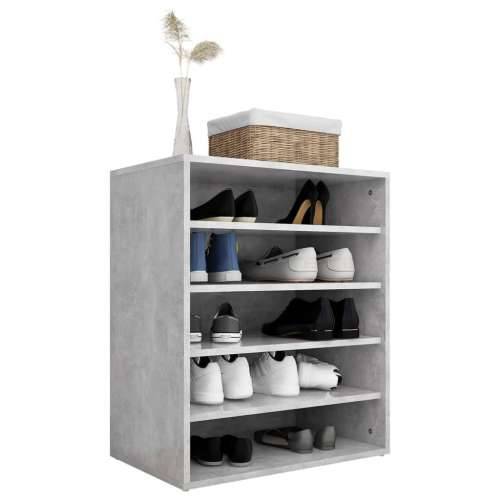 Ormarić za cipele boja betona 60 x 35 x 70 cm konstruirano drvo - Beton siva 60 x 35 x 70 cm 1 shoe cabinet without door Cijena