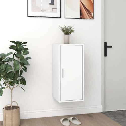 Ormarići za cipele 2 kom bijeli 32 x 35 x 70 cm od iverice  - Bijela 31.5 x 35 x 70 cm 1 2x shoe cabinet with door Cijena