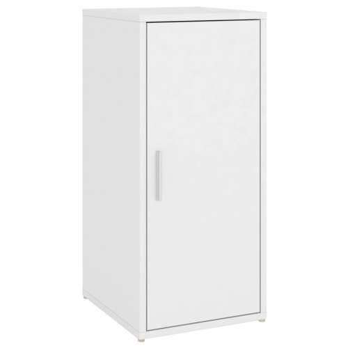Ormarići za cipele 2 kom bijeli 32 x 35 x 70 cm od iverice  - Bijela 31.5 x 35 x 70 cm 1 2x shoe cabinet with door Cijena