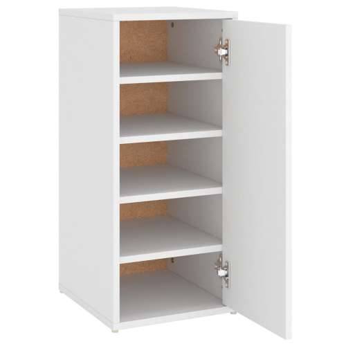 Ormarići za cipele 2 kom bijeli 32 x 35 x 70 cm od iverice  - Bijela 31.5 x 35 x 70 cm 1 2x shoe cabinet with door Cijena