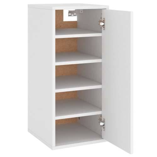 Ormarići za cipele 2 kom bijeli 32 x 35 x 70 cm od iverice  - Bijela 31.5 x 35 x 70 cm 1 2x shoe cabinet with door Cijena